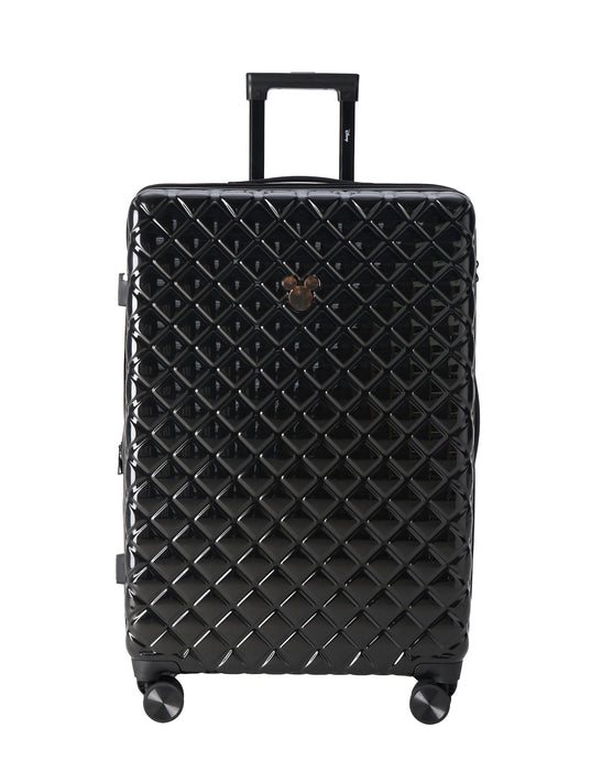 Disney Mickey Mouse 76cm Large Hard Suitcase - Black