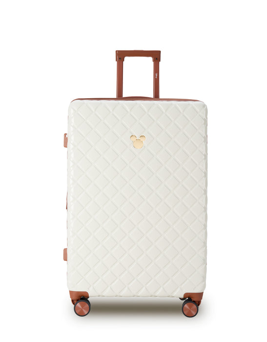 Disney Mickey Mouse 76cm Large Hard Suitcase - Ivory