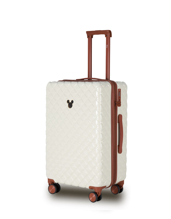 Disney Mickey Mouse 66cm Medium Hard Suitcase - Ivory