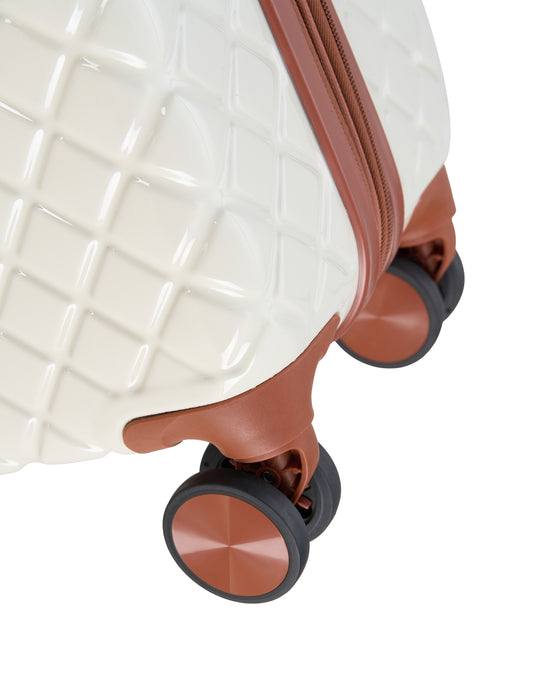 Disney Mickey Mouse 54cm Small Hard Carry On - Ivory