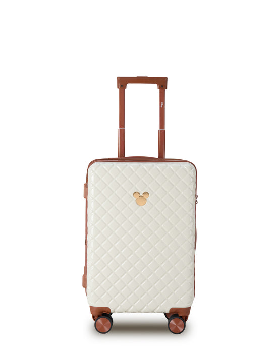 Disney Mickey Mouse 54cm Small Hard Carry On - Ivory