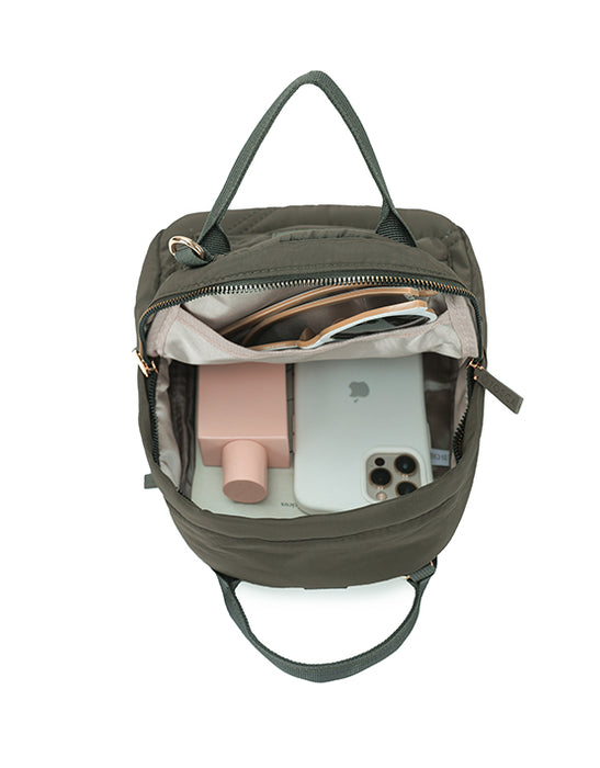 Harlow Khaki Mini Utility Bag