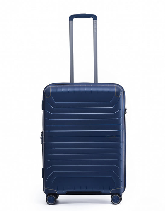 Star Lite 64cm Medium Hard Suitcase - Navy