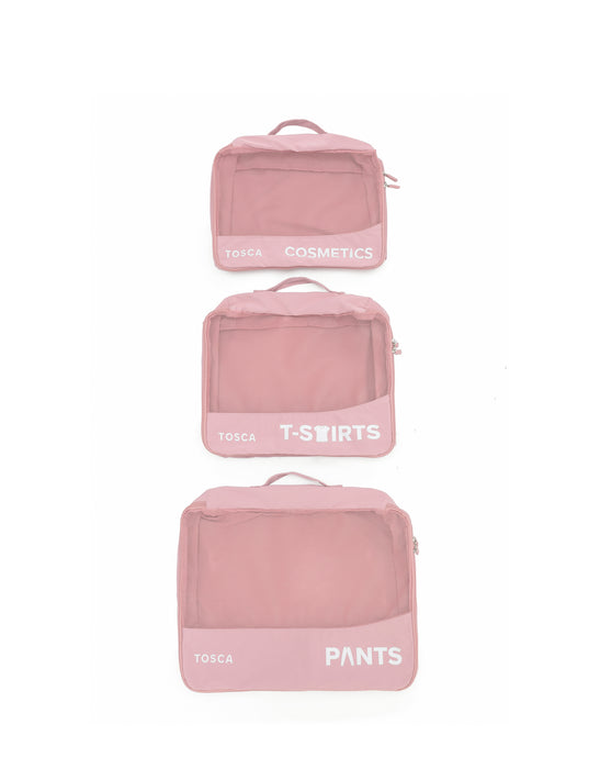 Packing Organiser - Pink Set of 6