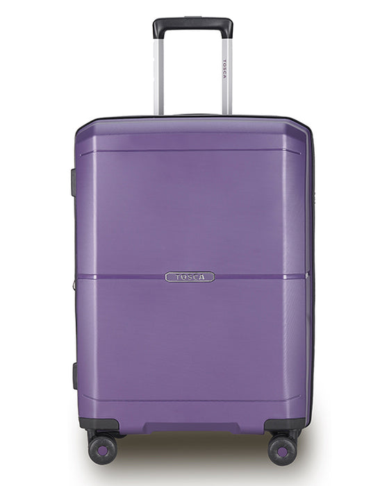 Globetrotter 76cm Large Hard Suitcase - Purple