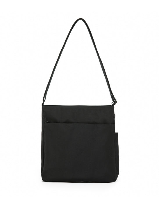 Anti-Theft Square Shoulder Bag - Black