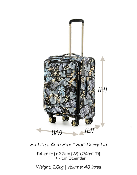 So Lite 54cm Small Soft Carry On - Golden Palm