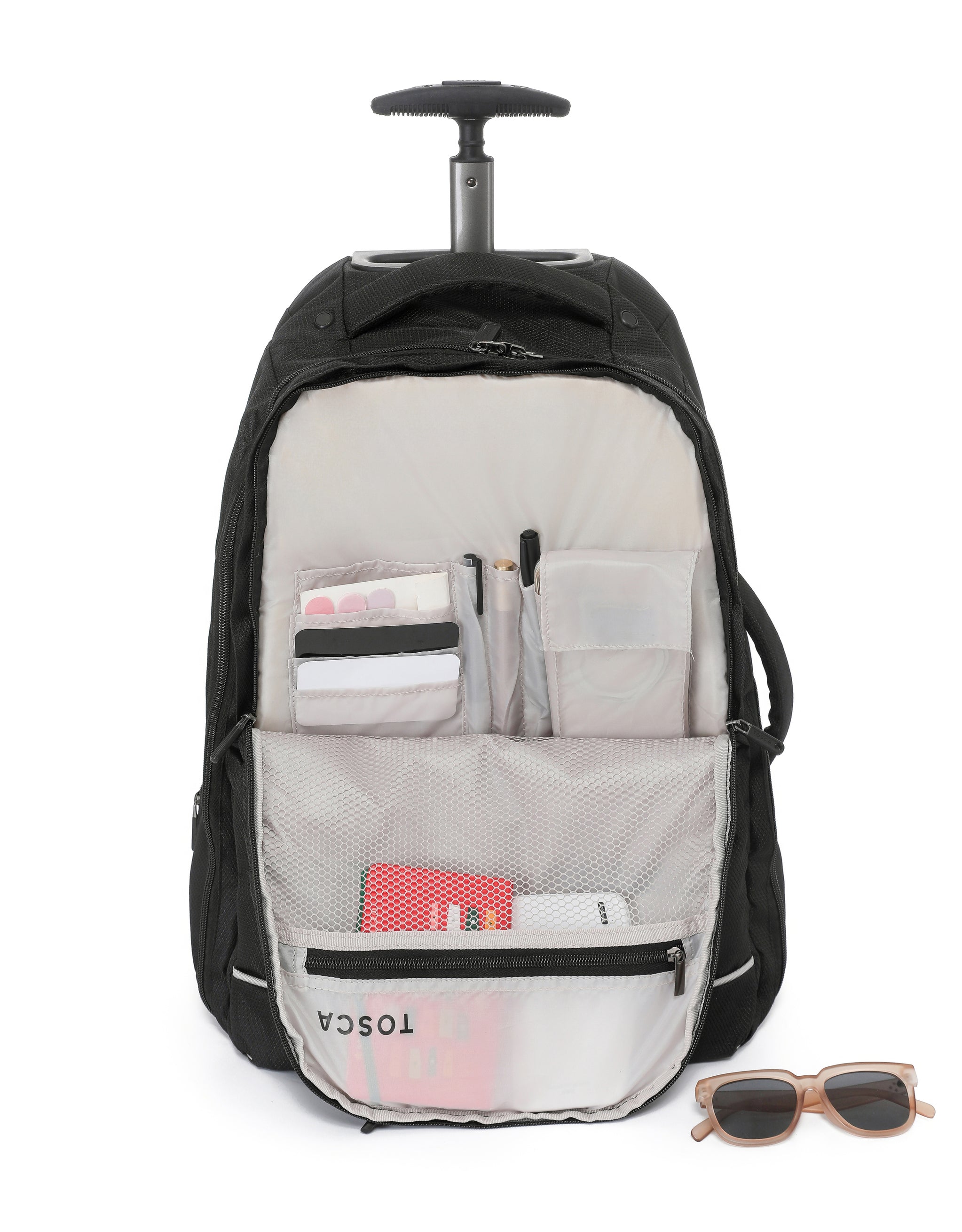 So Lite Black Trolley Backpack