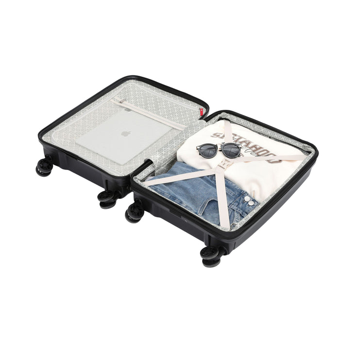 Space-X 55cm Small Hard Carry On - Black