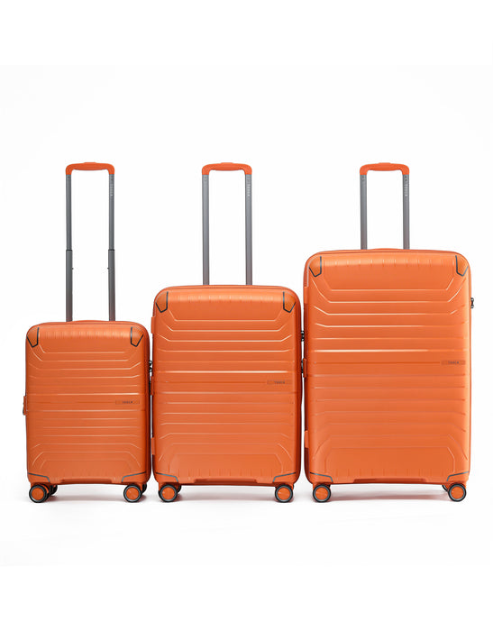 Tosca Star-Lite 3-Piece Hard Luggage Set – Mandarin