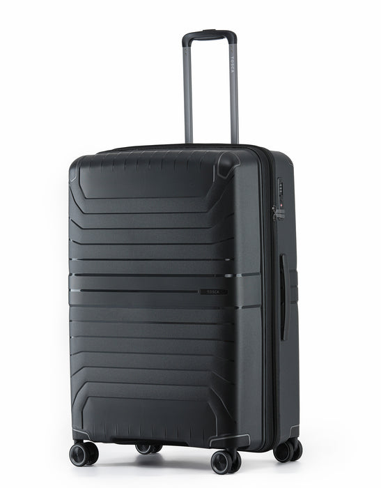 Star-Lite 75cm Large Hard Suitcase - Black