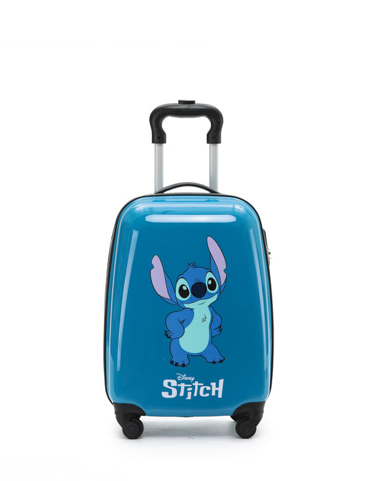 Disney Stitch 45cm Small Hard Carry On - Blue