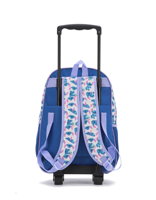 Disney Stitch Carry On Trolley Backpack - Blue