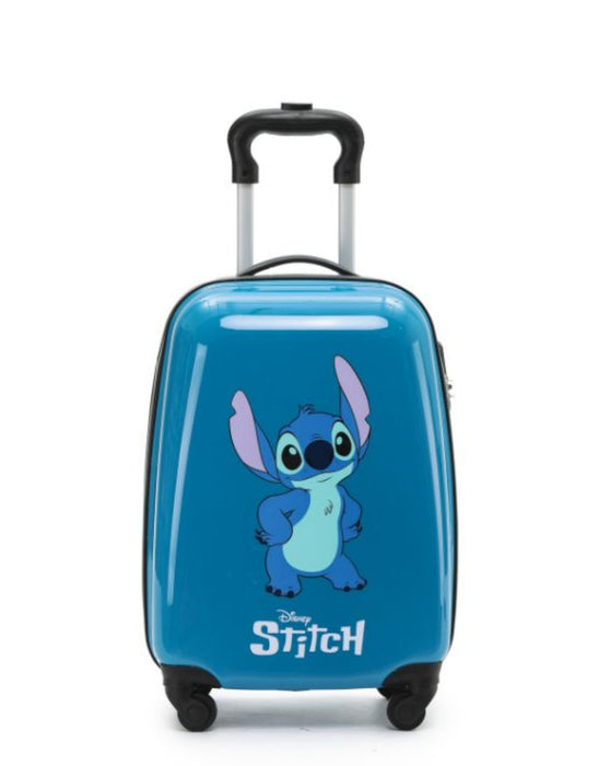 Disney Stitch 45cm Small Hard Carry On - Blue