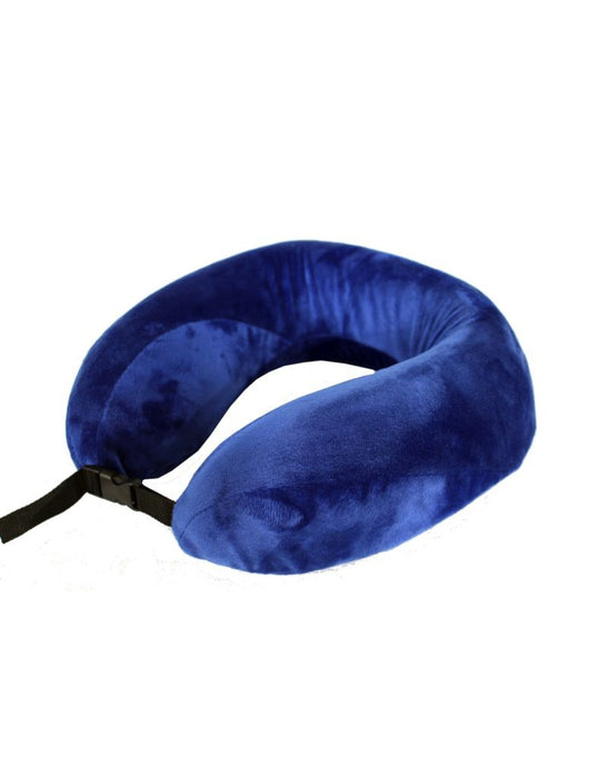 Memory Foam Neck Cushion - Blue