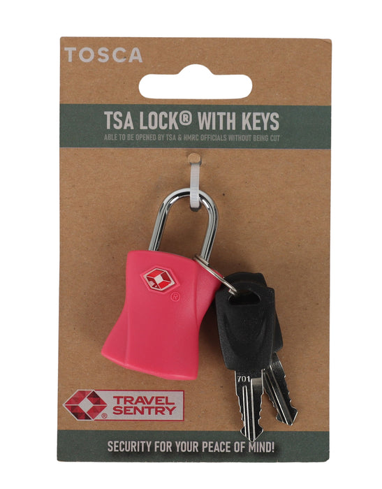 Basic TSA Lock with Key - Pink