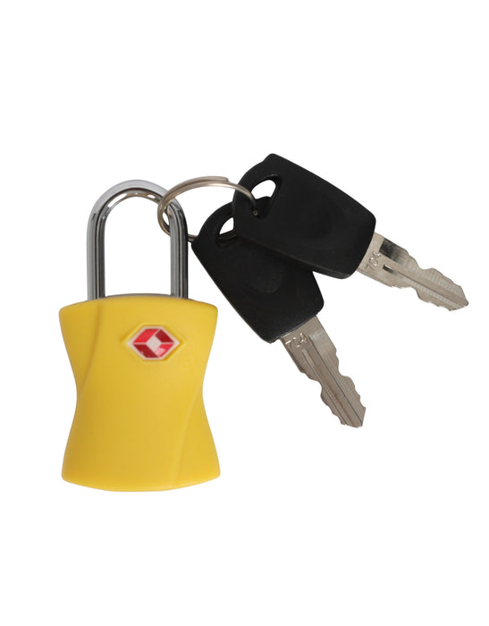 Basic TSA Lock with Key - Yellow