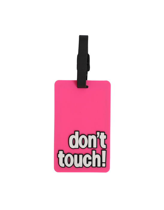 Attitude Luggage Tag - Don't Touch! - Pink