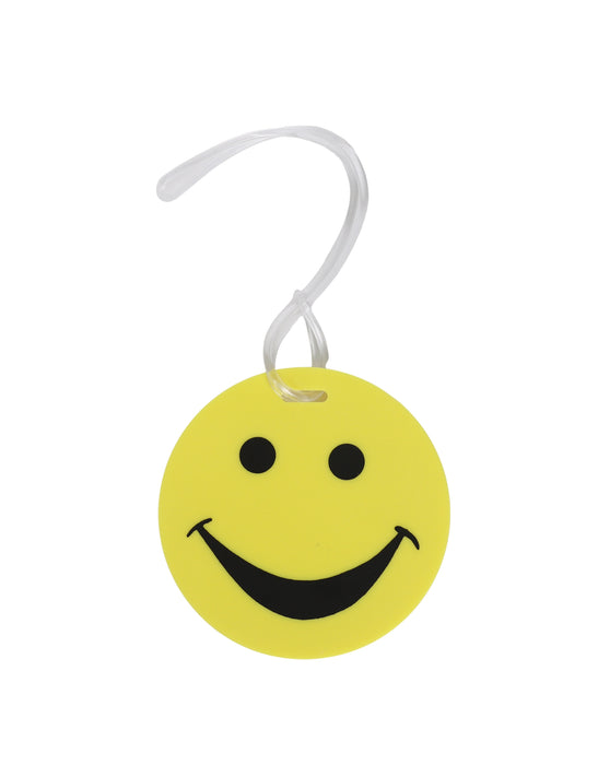 Attitude Luggage Tag - Happy Face - Yellow