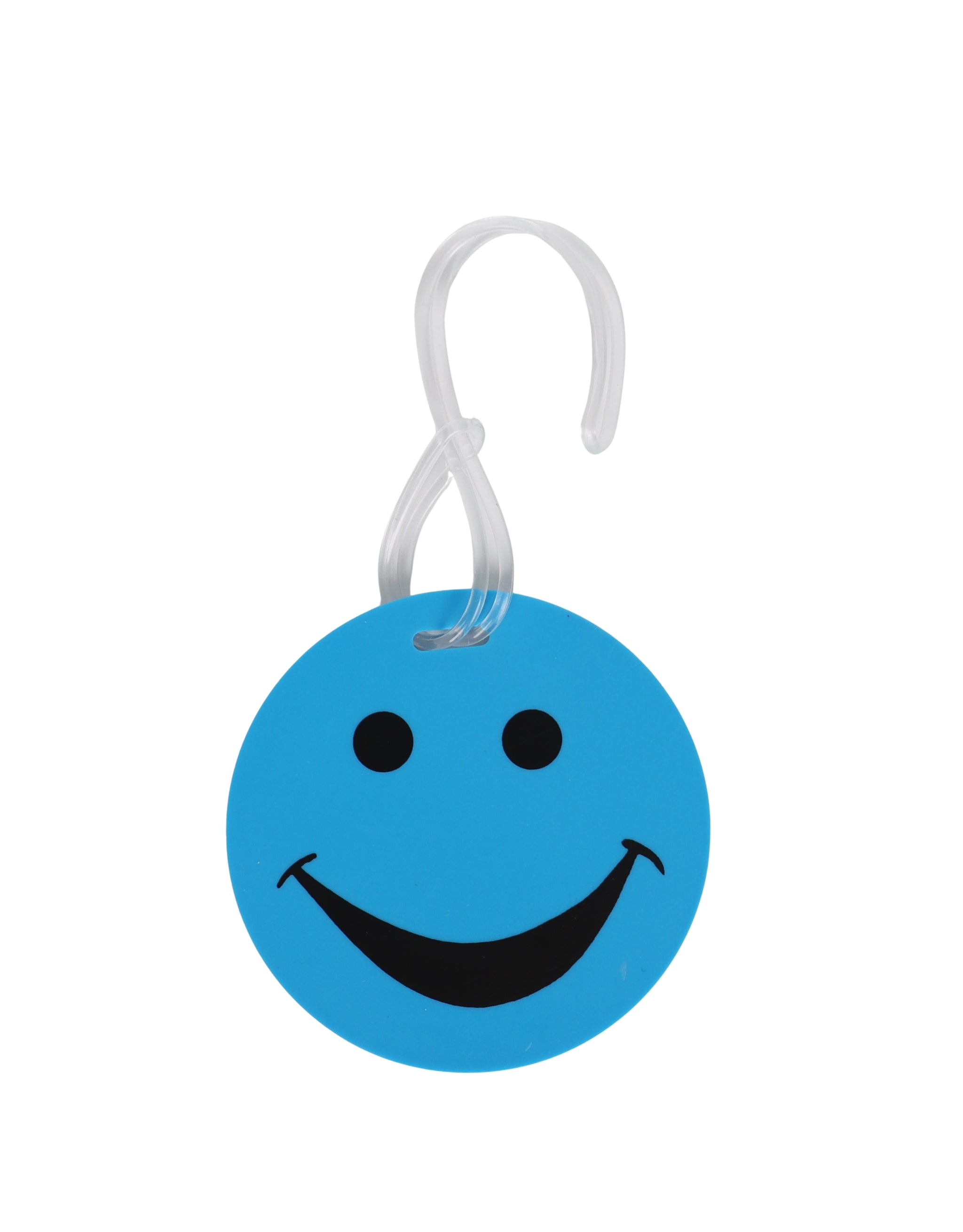 Attitude Blue Happy Face Luggage Tag