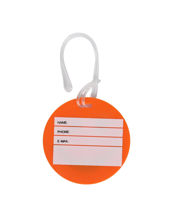 Attitude Luggage Tag - Happy Face - Orange