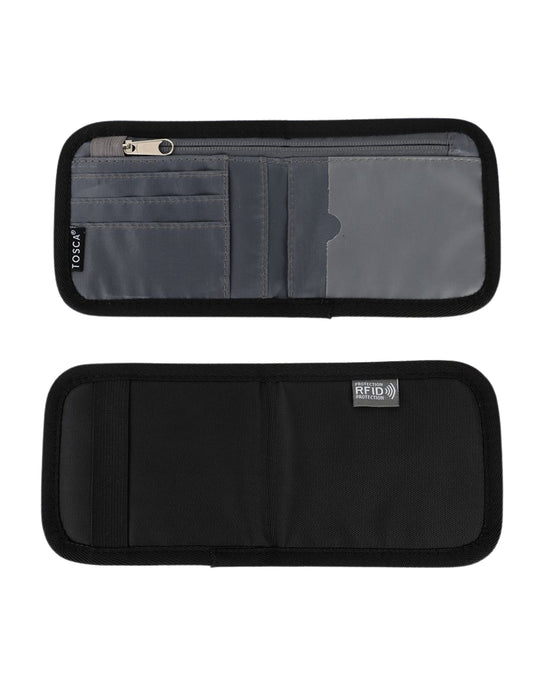 RFID Travel Wallet - Black