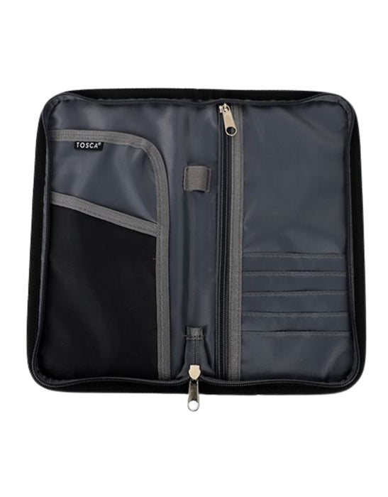 RFID Travel Document Holder - Black