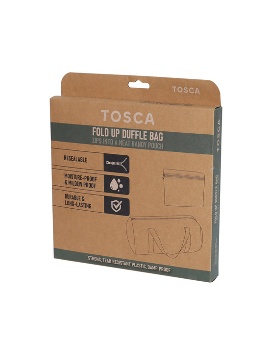 Fold Up Duffle Bag - Black