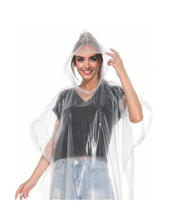 Rain Coat - Transparent - Blue