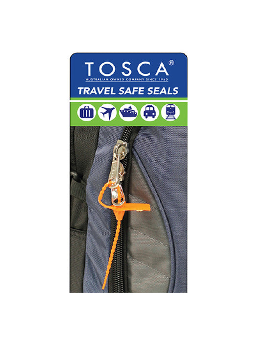 Travel Safe Luggage Seals - Orange