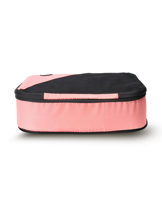 Medium Compression Packing Cube Pack (x2) Coral / Black
