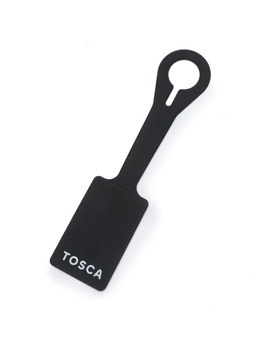 Silicone Luggage Tag - Black
