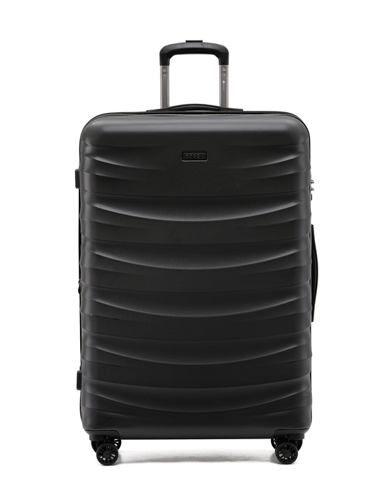 Jetsetter 78cm Large Hard Suitcase - Black