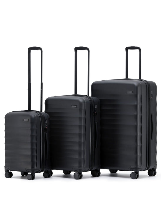 Interstellar 2.0 Hard Suitcase 3 Piece Set - Black