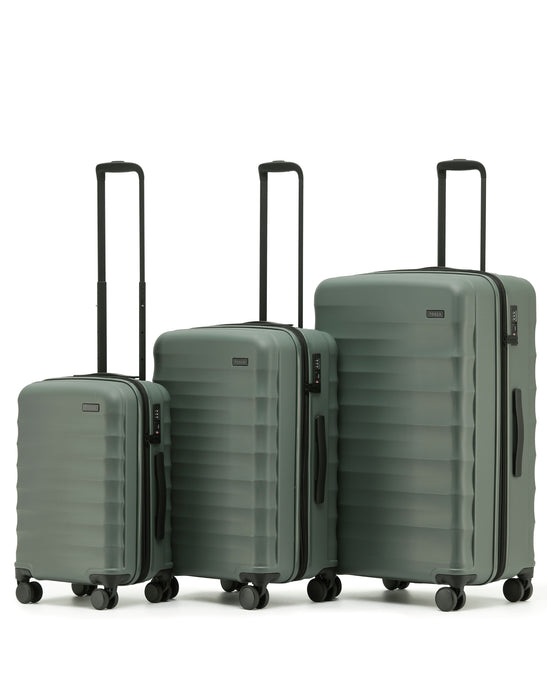 Interstellar 2.0 Hard Suitcase 3 Piece Set - Moss
