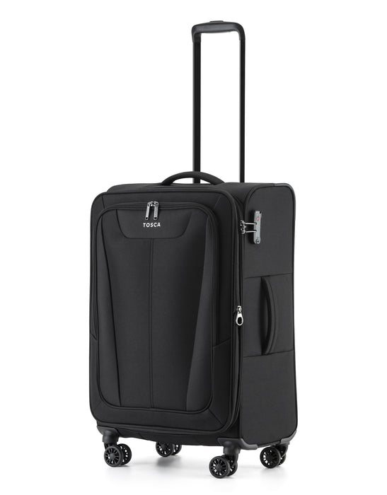 Altitude Soft Suitcase 3 Piece Set - Black