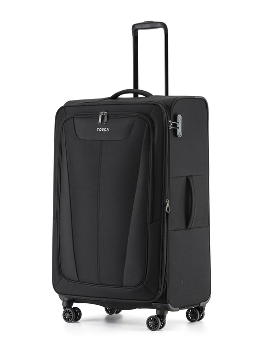 Altitude Soft Suitcase 3 Piece Set - Black