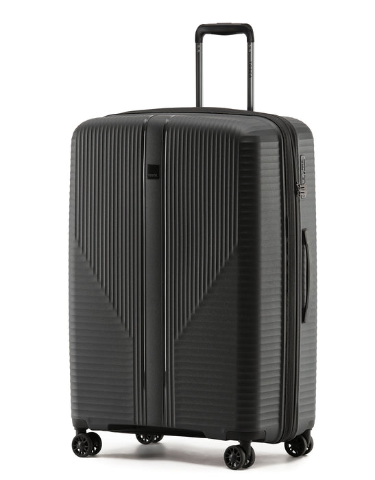 F-Lite 77cm Large Hard Suitcase - Black