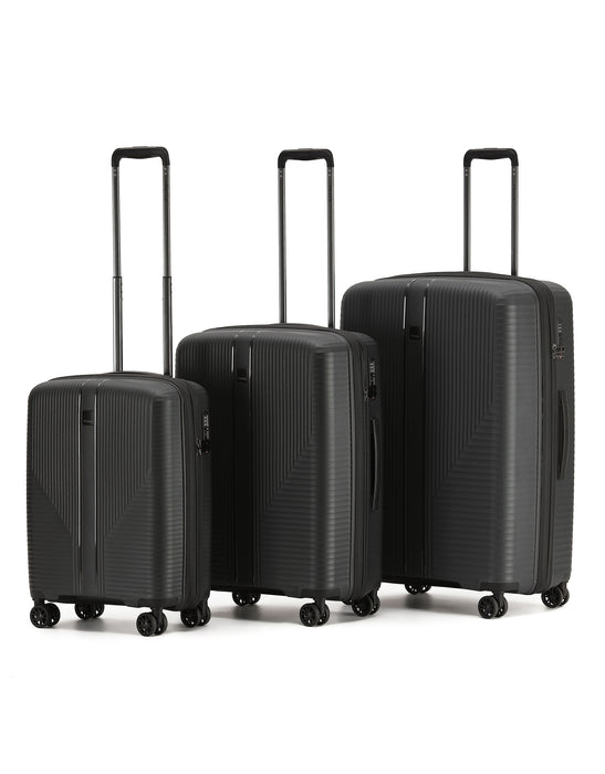 F-Lite 65cm Medium Hard Suitcase - Black