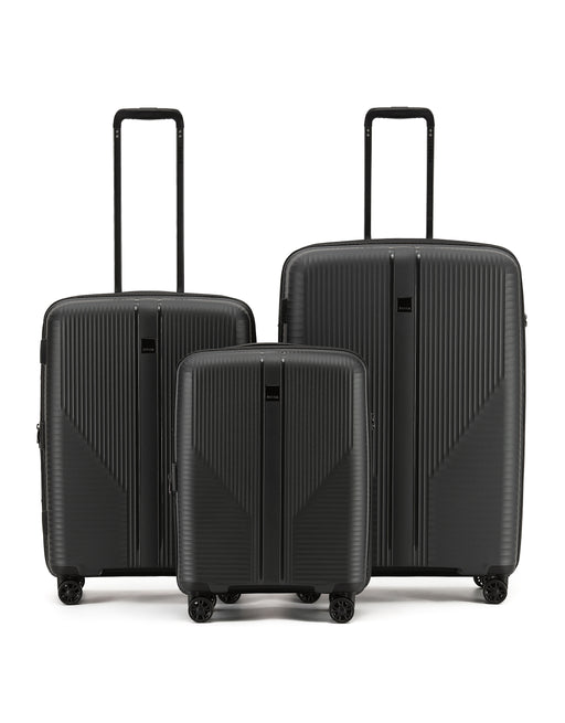 F-Lite 77cm Large Hard Suitcase - Black