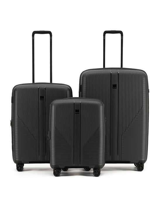 F-Lite 77cm Large Hard Suitcase - Black