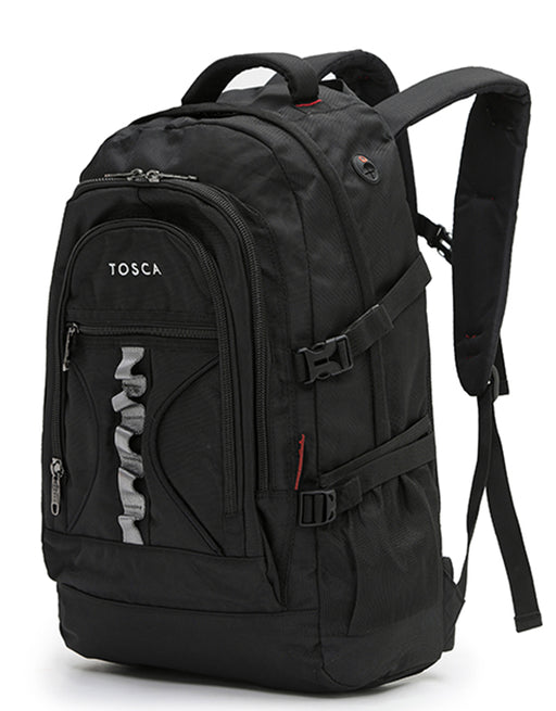 TOSCA Black Backpack Front