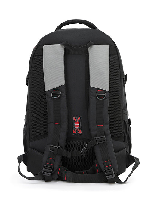 TOSCA Black Grey Backpack Back