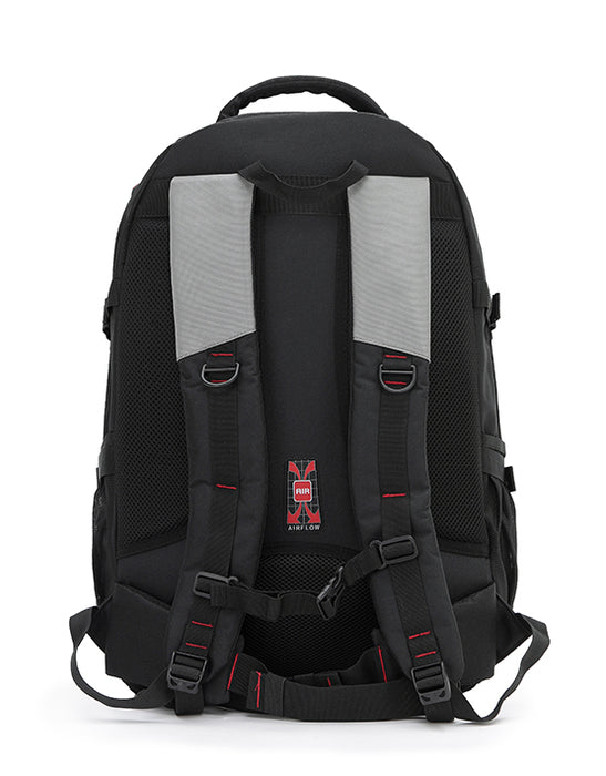 TOSCA Black Grey Backpack Back