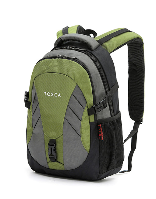 TOSCA Lime Grey Backpack Front