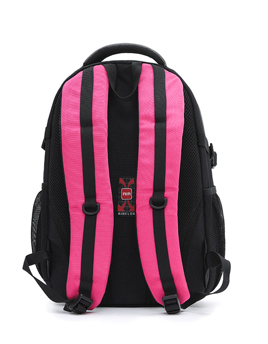 TOSCA Pink Grey Backpack Back