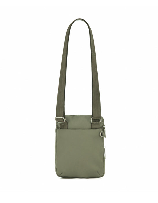 Anti-Theft Cross Body Shoulder Bag - Khaki
