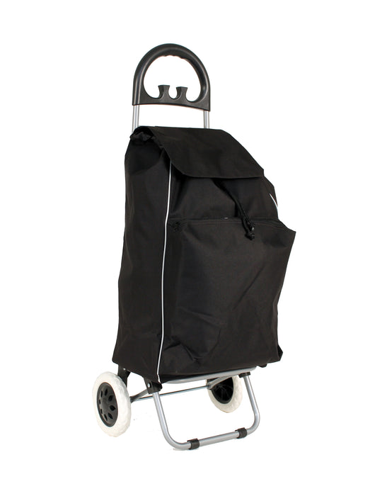 70L Shopping Trolley - Black