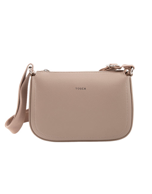 Small Crossbody Handbag - Taupe