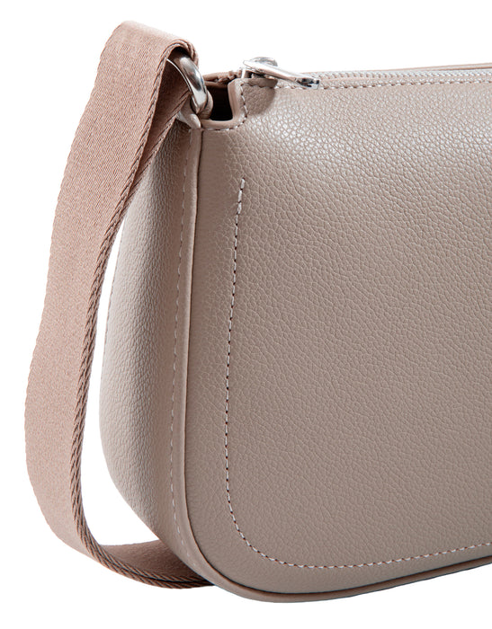 Small Crossbody Handbag - Taupe